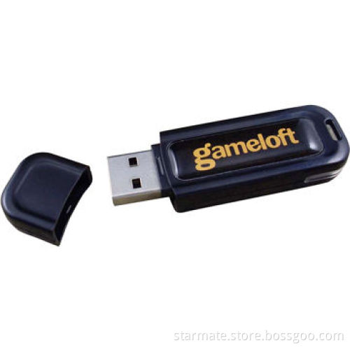 Domed USB Flash Drive, Supports Multiple Partition and Password Access